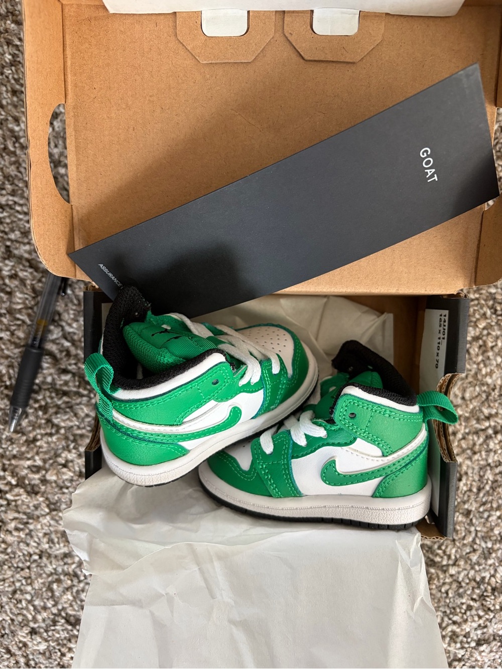 Jordan 1 Lucky Green 2c